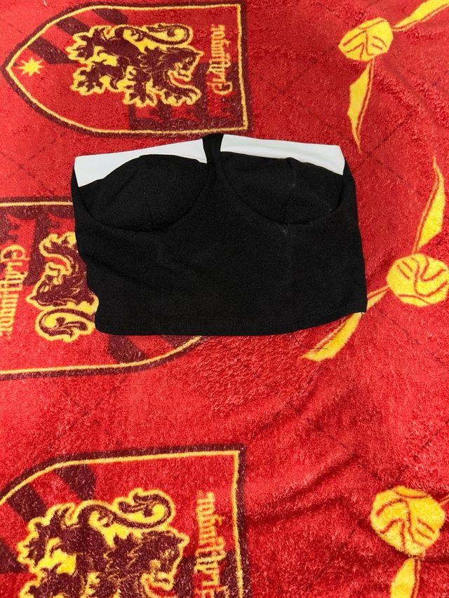 Conjunto elegante negro y blanco