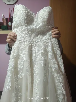 Vestido de Novia Blanco Encaje