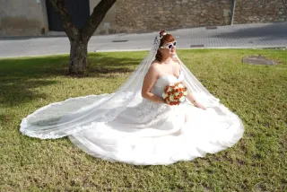 Vestido de Novia Blanco Encaje