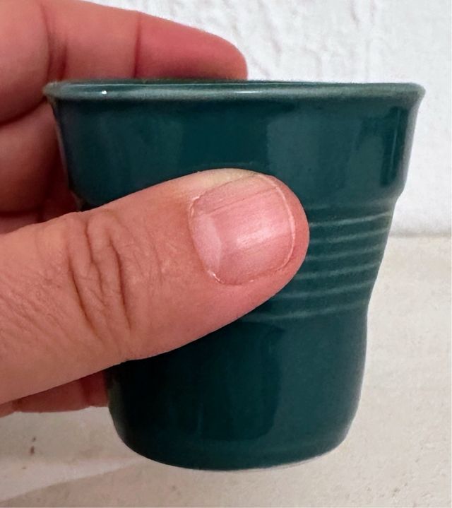 Set 2 Vasos Cerámica Derretida