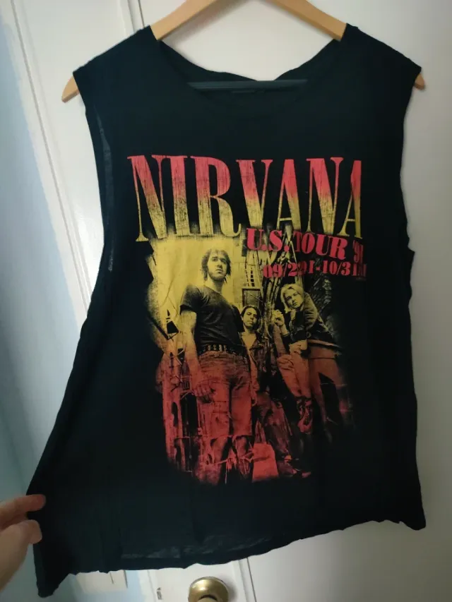 Maglietta Nirvana a spalla US Tour '91
