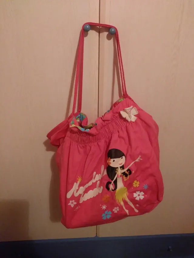 Bolso infantil de palha Daisy