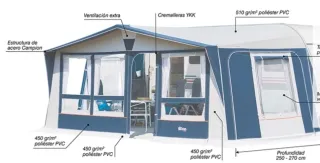 Avance caravana AV GALILEO 250 (R) v975-xl