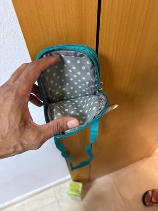 Bolso bandolera Kipling teal nuevo