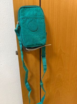 Bolso bandolera Kipling teal nuevo