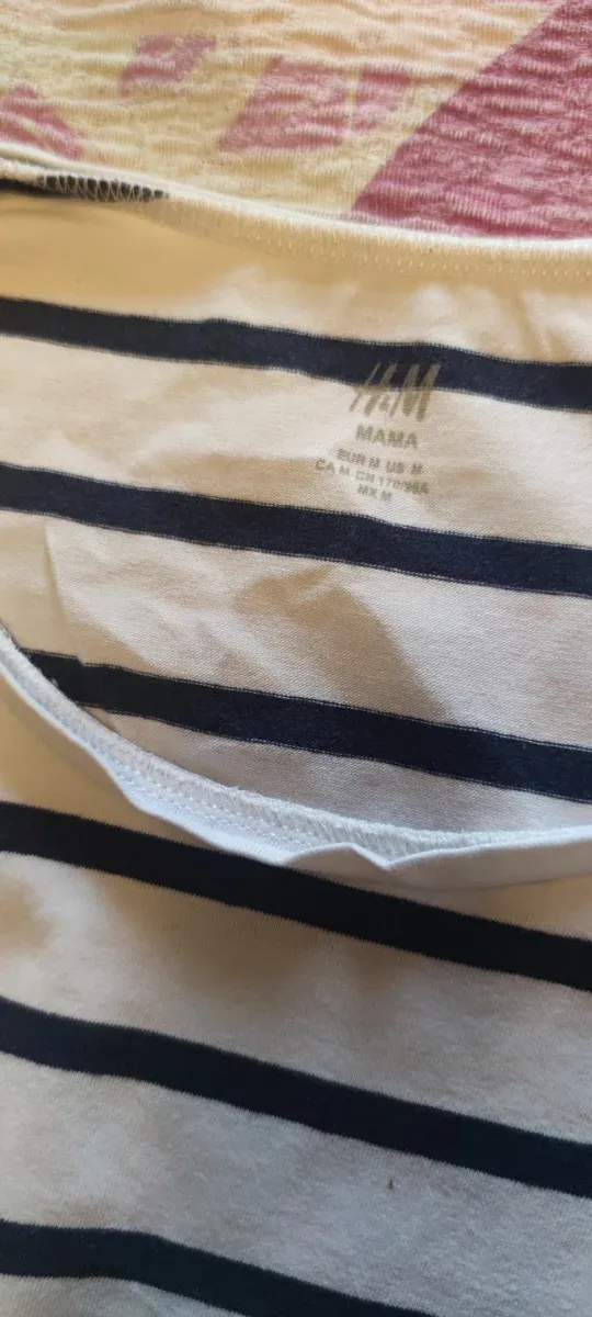 Lote 2 Camisetas Maternidad Rayas