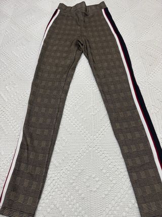 Pantalón Legging Cuadros Mujer
