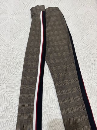 Pantalón Legging Cuadros Mujer