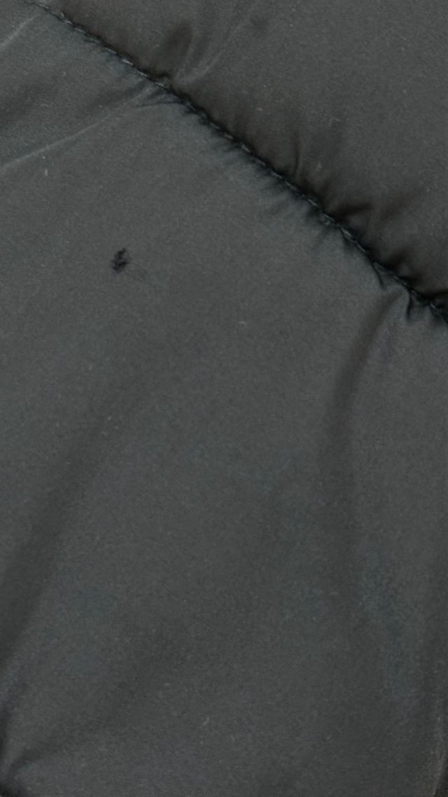 Abrigo cremallera y botones azul marino oscuro