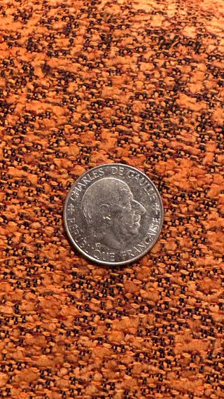 Moneda Francesa 1 Franco 1988.