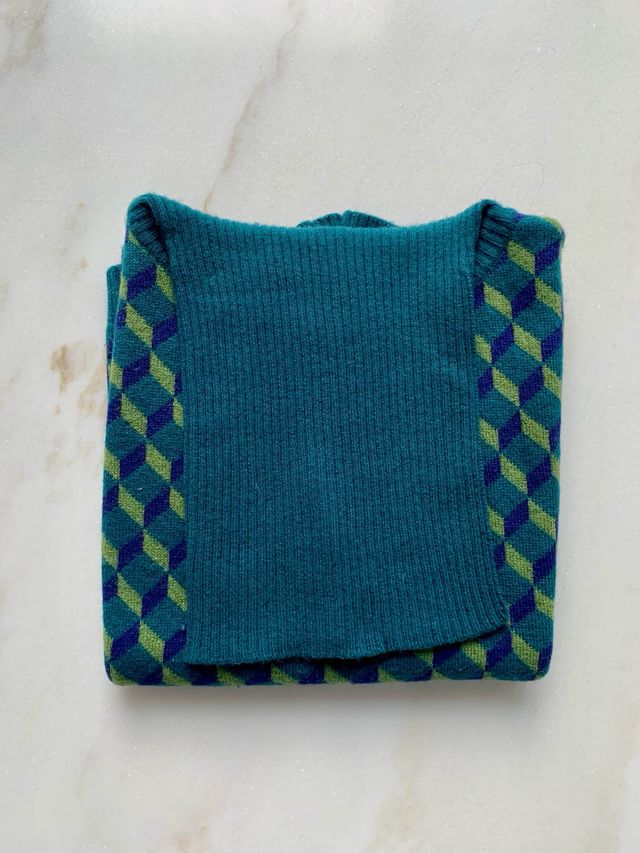 Chaleco Nícoli Mujer Talla S Azul y Verde