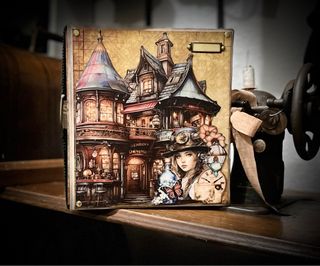 Álbum de fotos hecho a mano