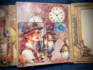 Álbum de fotos hecho a mano