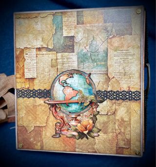 Álbum de fotos hecho a mano