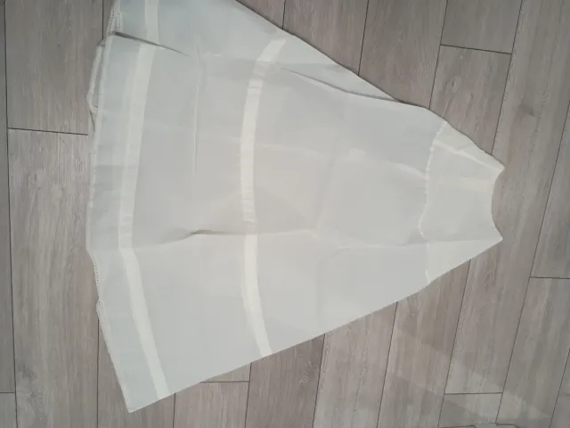 Vestido Novia Blanco roto.REGALO Estola y cancán