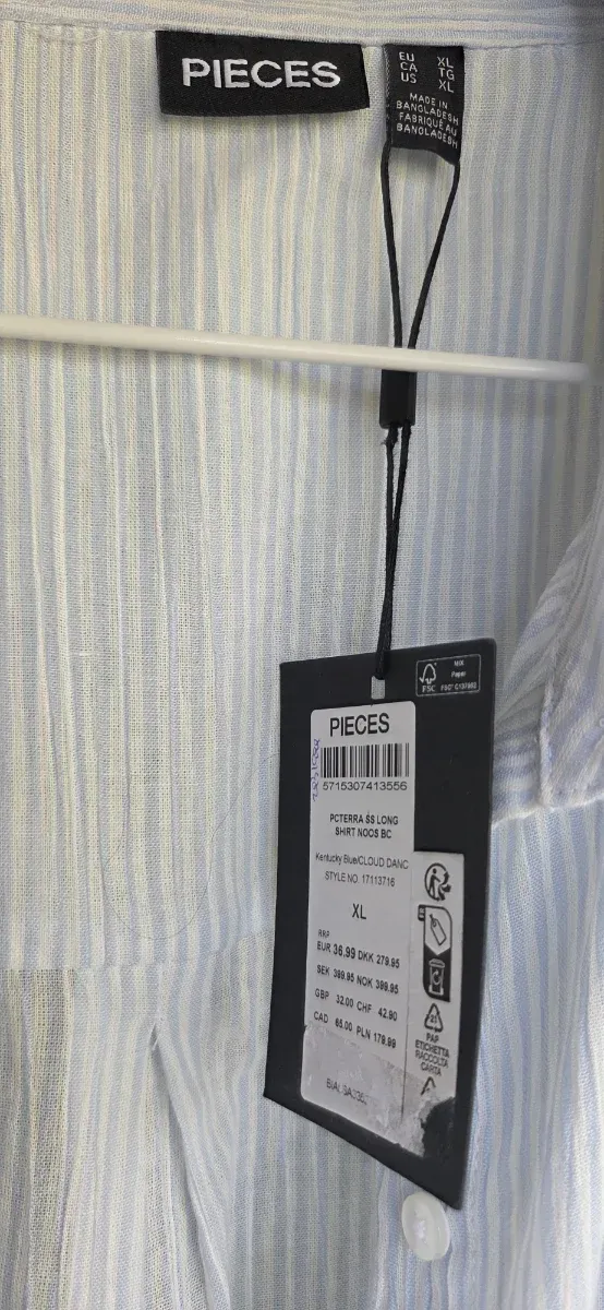 Blusón Pieces Rayas