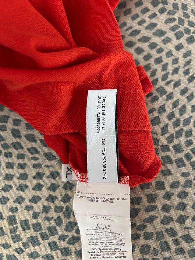 Polo C.P. Company Rojo