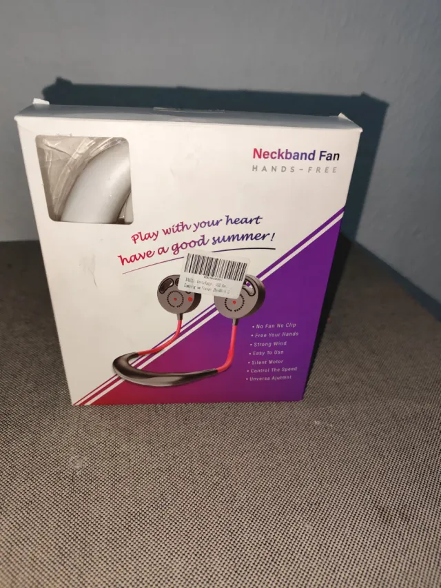 Ventilatore da collo, a mani libere