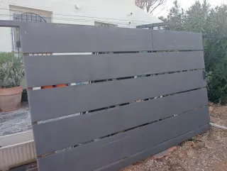 Portal de jardín, de 3 m ancho i 2 alto