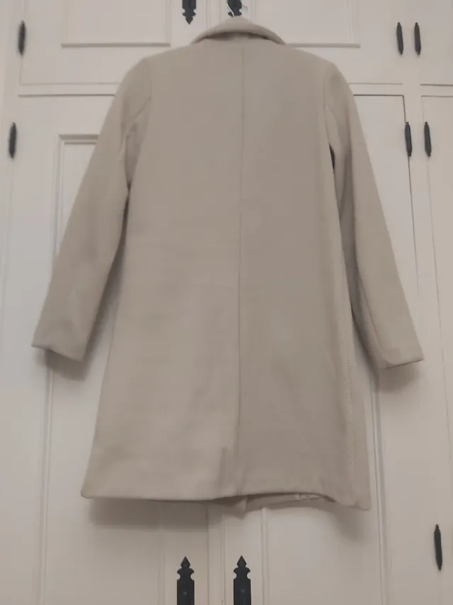 Abrigo beige mujer