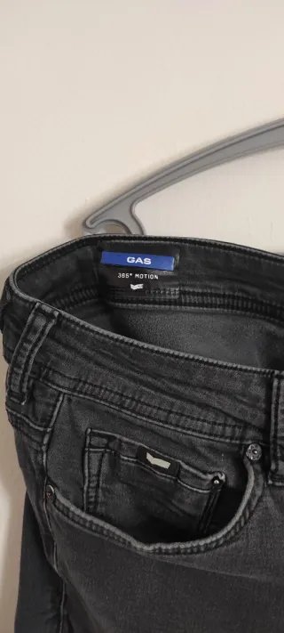 Jeans Gas uomo neri taglia XL