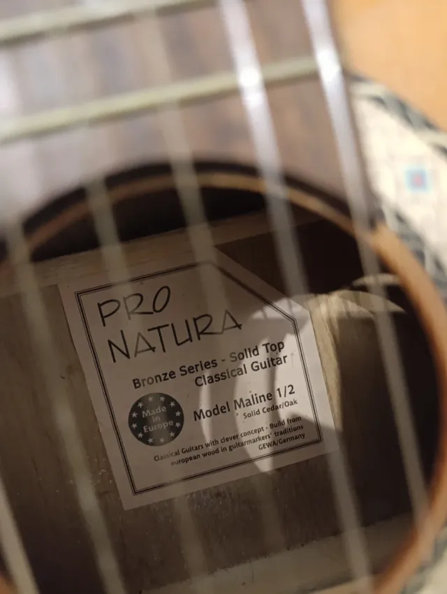 Guitarra Clásica Pro Natura Maline 1/2