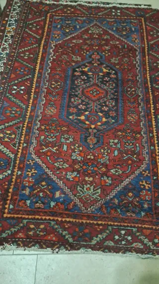 Tappeto Persiano Lana Rosso Blu