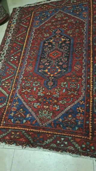 Tappeto Persiano Lana Rosso Blu