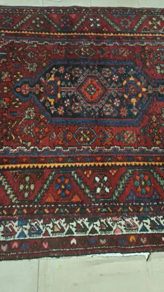 Tappeto Persiano Lana Rosso Blu