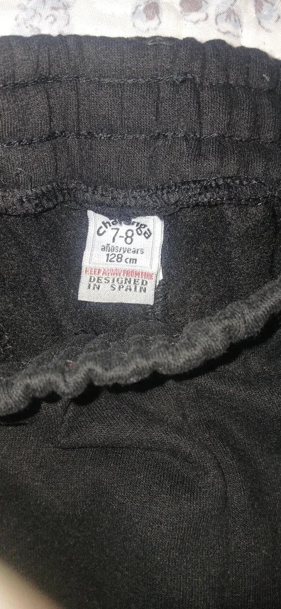 Pantalón chándal Charanga T.7-8 Negro