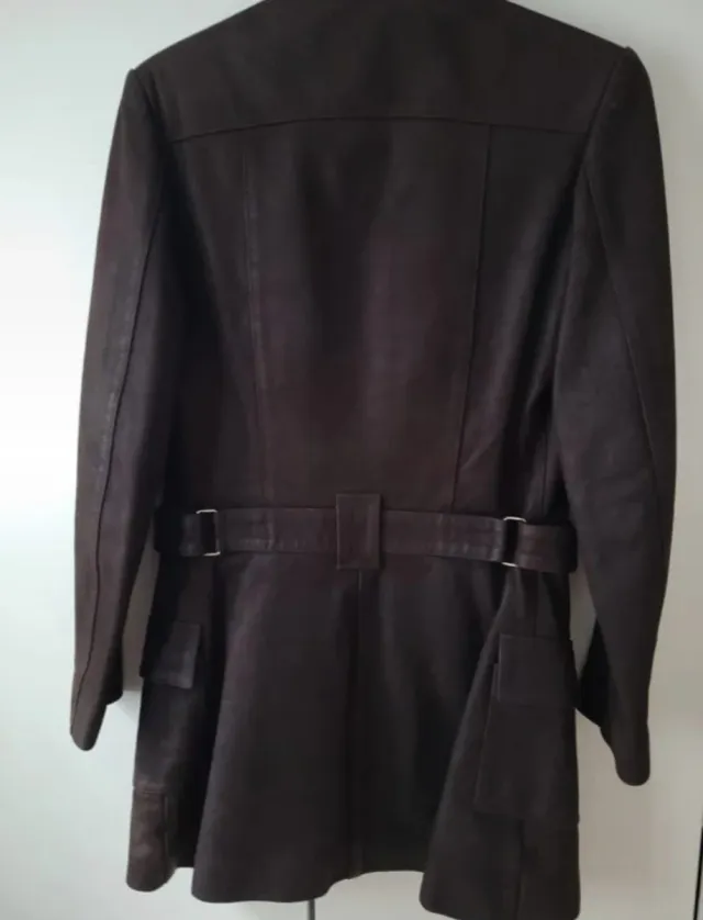 Imperio Clandestino Chaqueta Piel Marrón Talla S