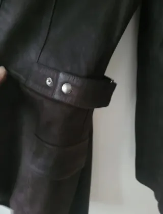 Imperio Clandestino Chaqueta Piel Marrón Talla S