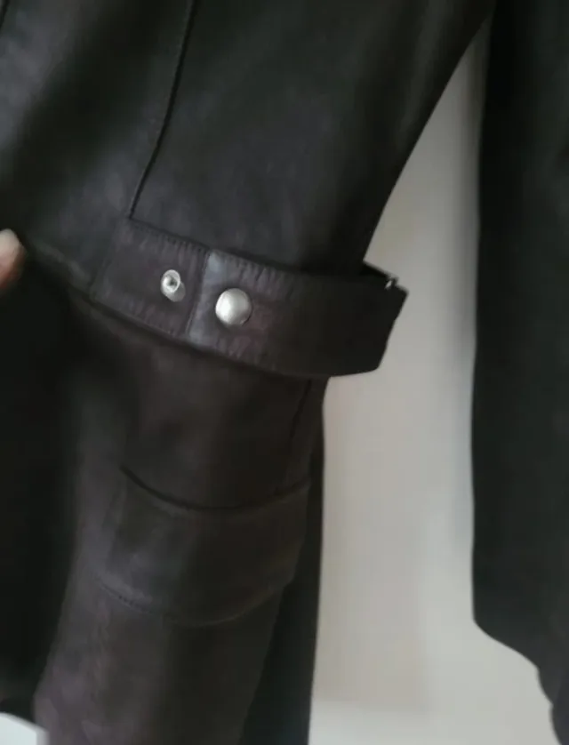 Imperio Clandestino Chaqueta Piel Marrón Talla S