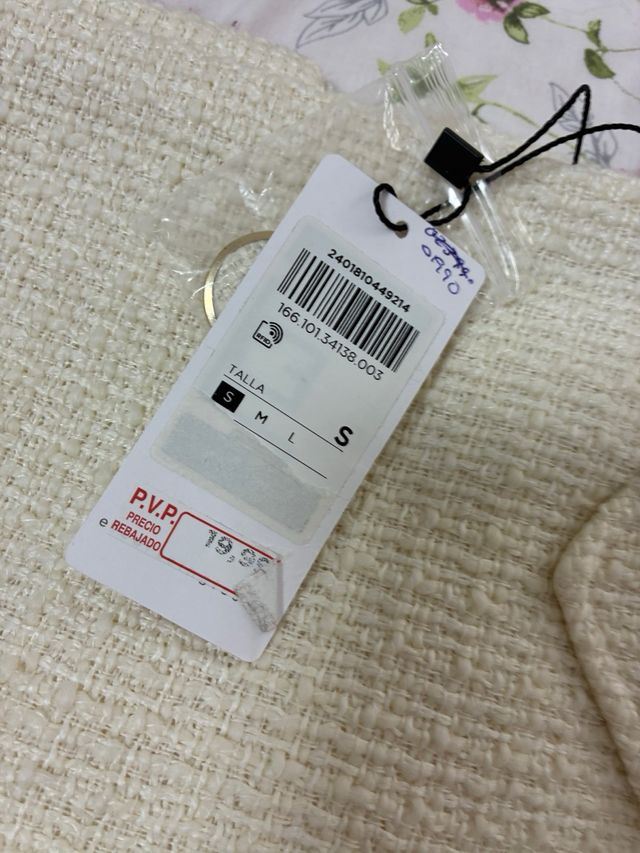 Falda beige talla S Sin estrenar