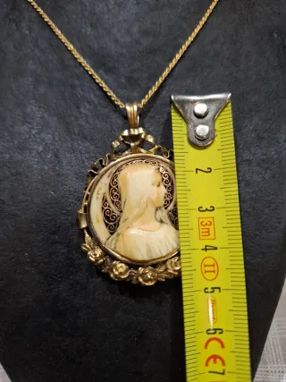 Medalla Art Déco Oro 18kl Pieza Centenaria