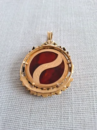 Medalla Art Déco Oro 18kl Pieza Centenaria