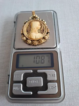 Medalla Art Déco Oro 18kl Pieza Centenaria