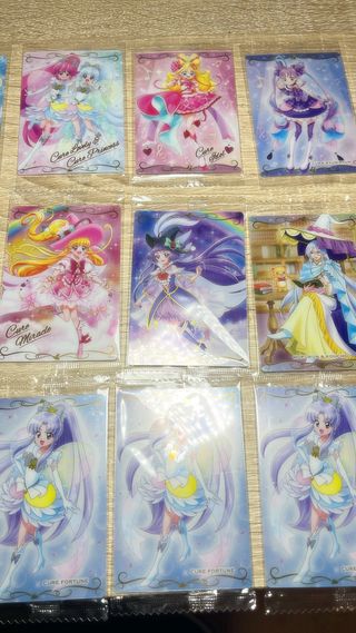 Cartas Wafer Pretry cure precure