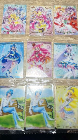 Cartas Wafer Pretry cure precure