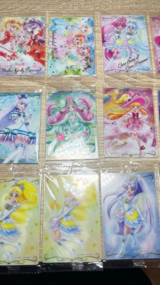 Cartas Wafer Pretry cure precure