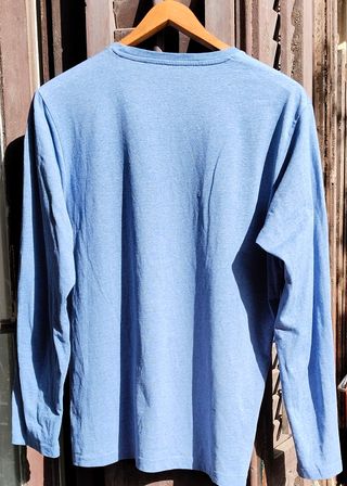 Camiseta Tex Manga Larga Azul Celeste Tex T: "L"