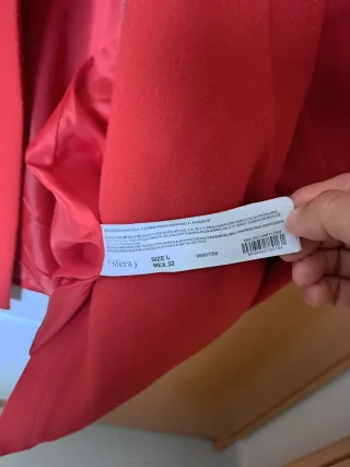 Abrigo Sfera Rojo Talla L