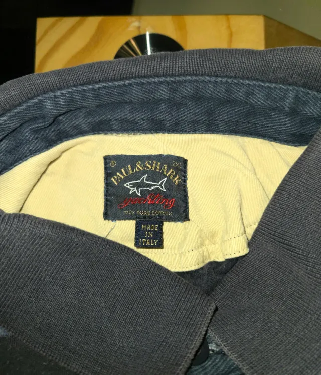 Paul & Shark Polo Rayas Azul Marino XXL