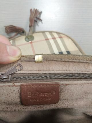 Borsa Burberry Pelle Beige/Marrone