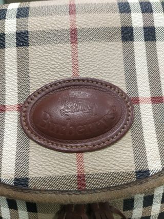 Borsa Burberry Pelle Beige/Marrone