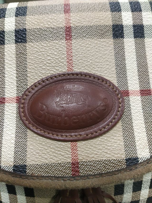 Borsa Burberry Pelle Beige/Marrone