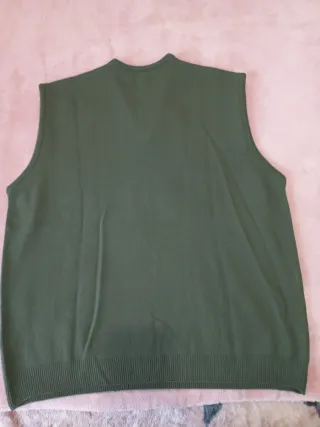 Chaleco de punto Mani verde caballero