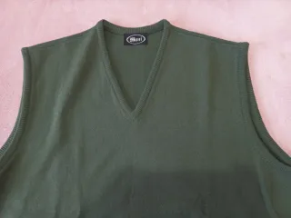 Chaleco de punto Mani verde caballero