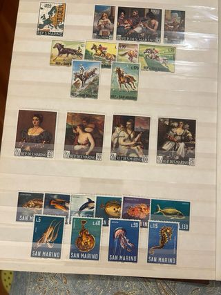 Album Francobolli Zeppelin Marini