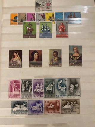 Album Francobolli Zeppelin Marini